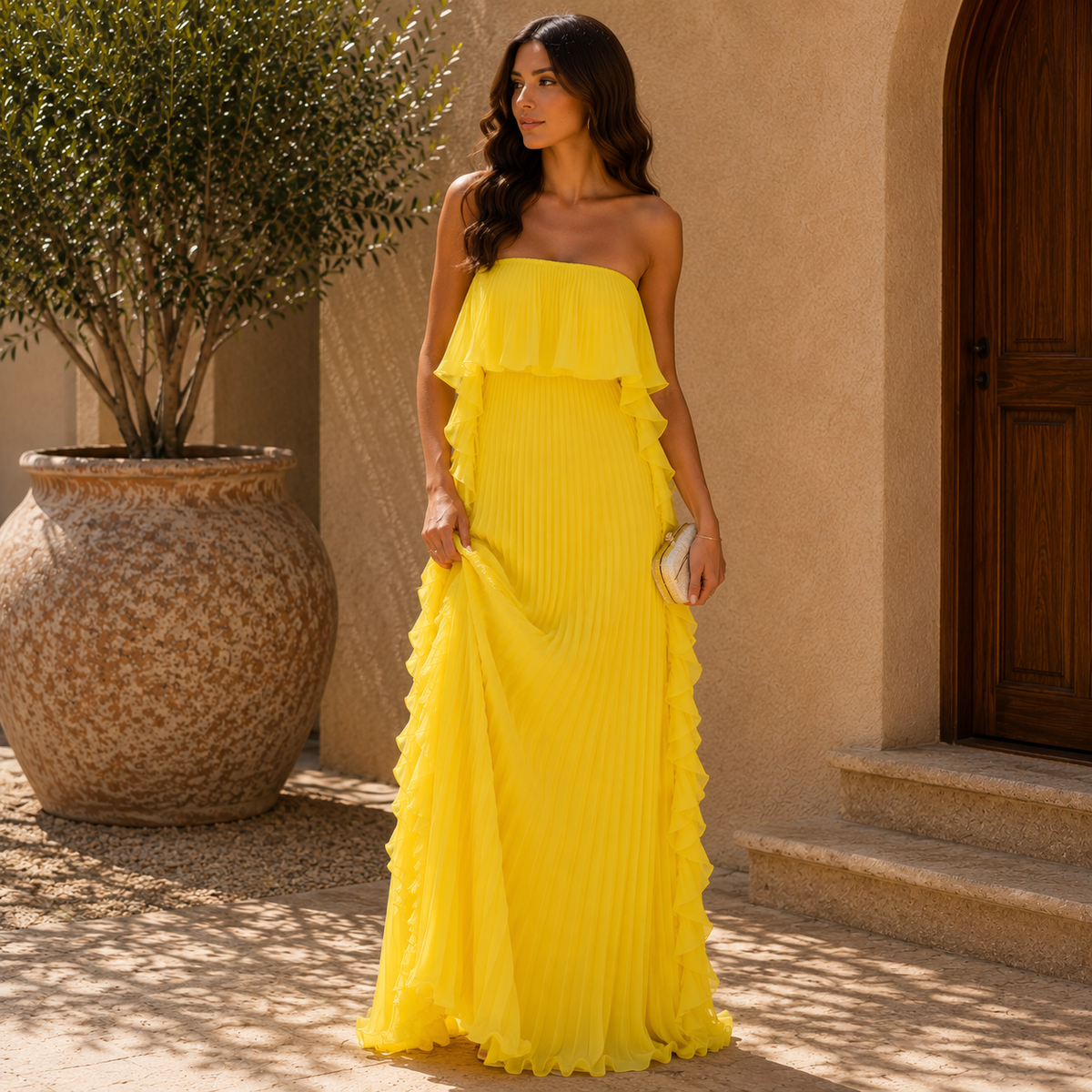 Vestido Rebeca™ | Luz, Movimiento y Elegancia Tropical