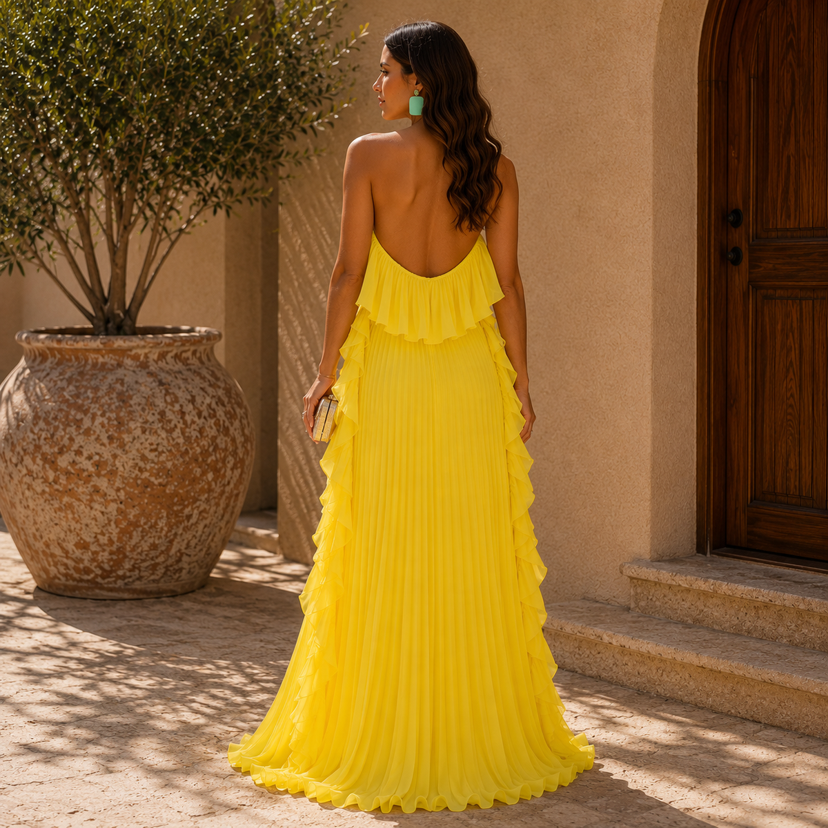 Vestido Rebeca™ | Luz, Movimiento y Elegancia Tropical