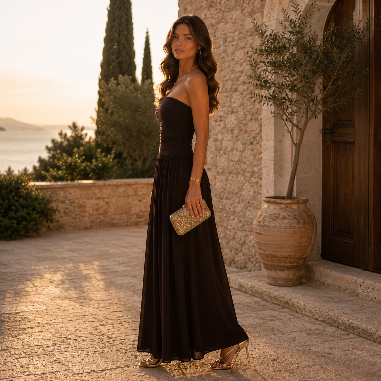 Vestido Lorena™ -  Elegancia Atemporal que Estiliza y Enamora