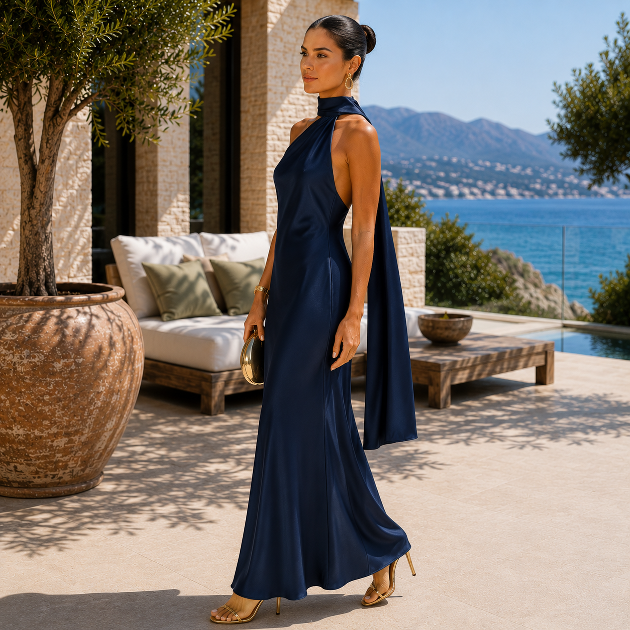 Vestido Esther™ | Elegancia Satinada que Deslumbra de Noche