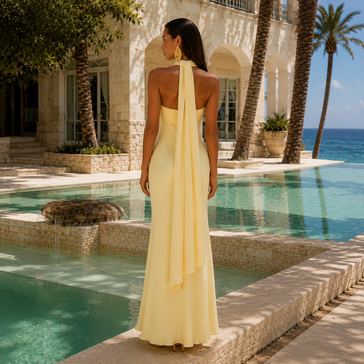 Vestido Jhoana™ -  Minimalismo Sofisticado y Elegancia Atemporal