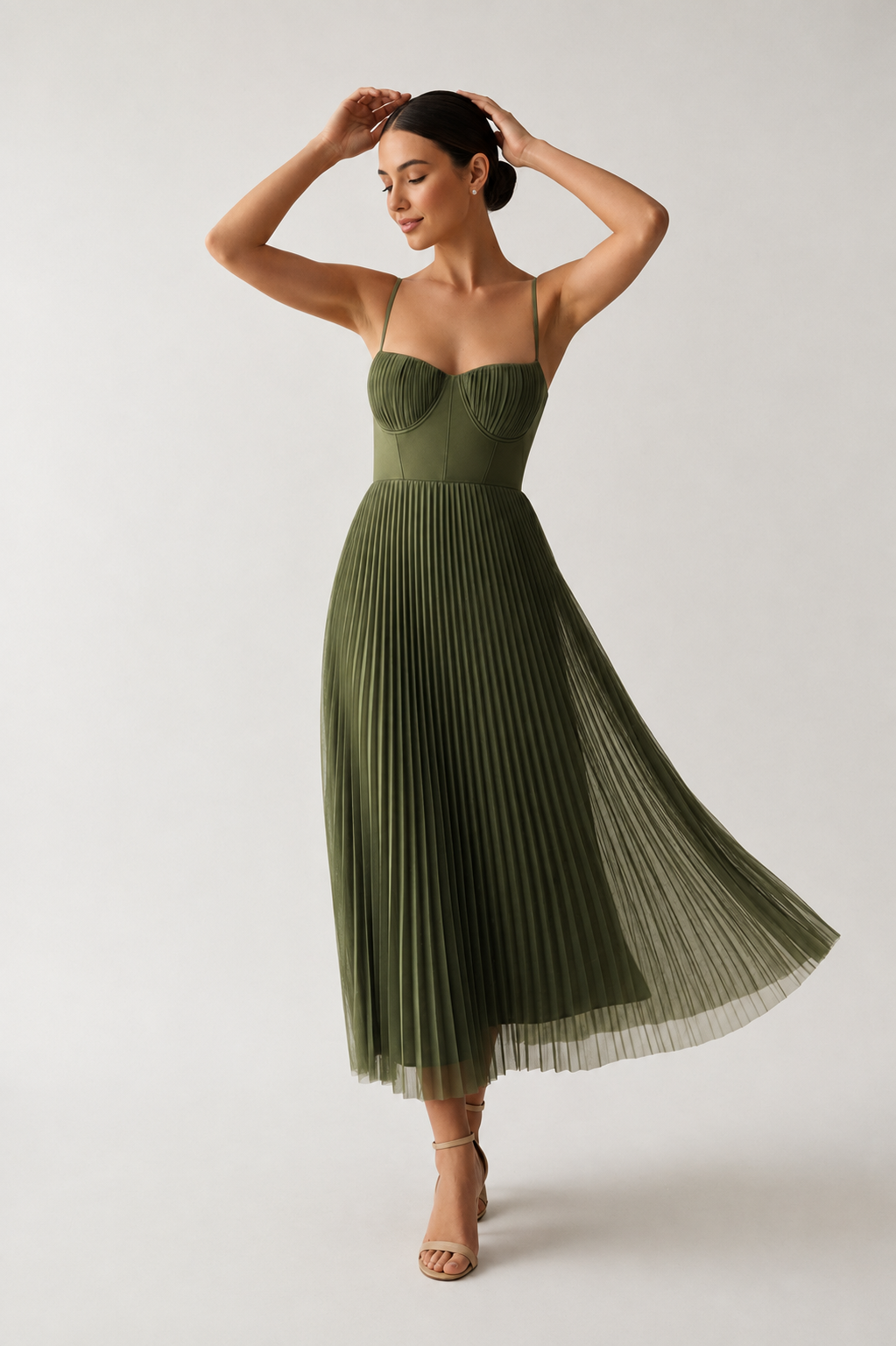 Vestido Tamara Midi con Corsé