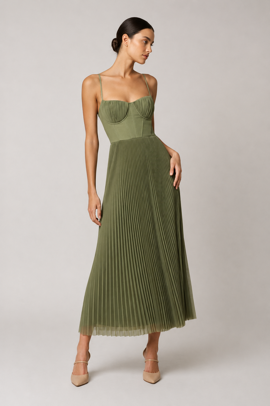 Vestido Tamara Midi con Corsé