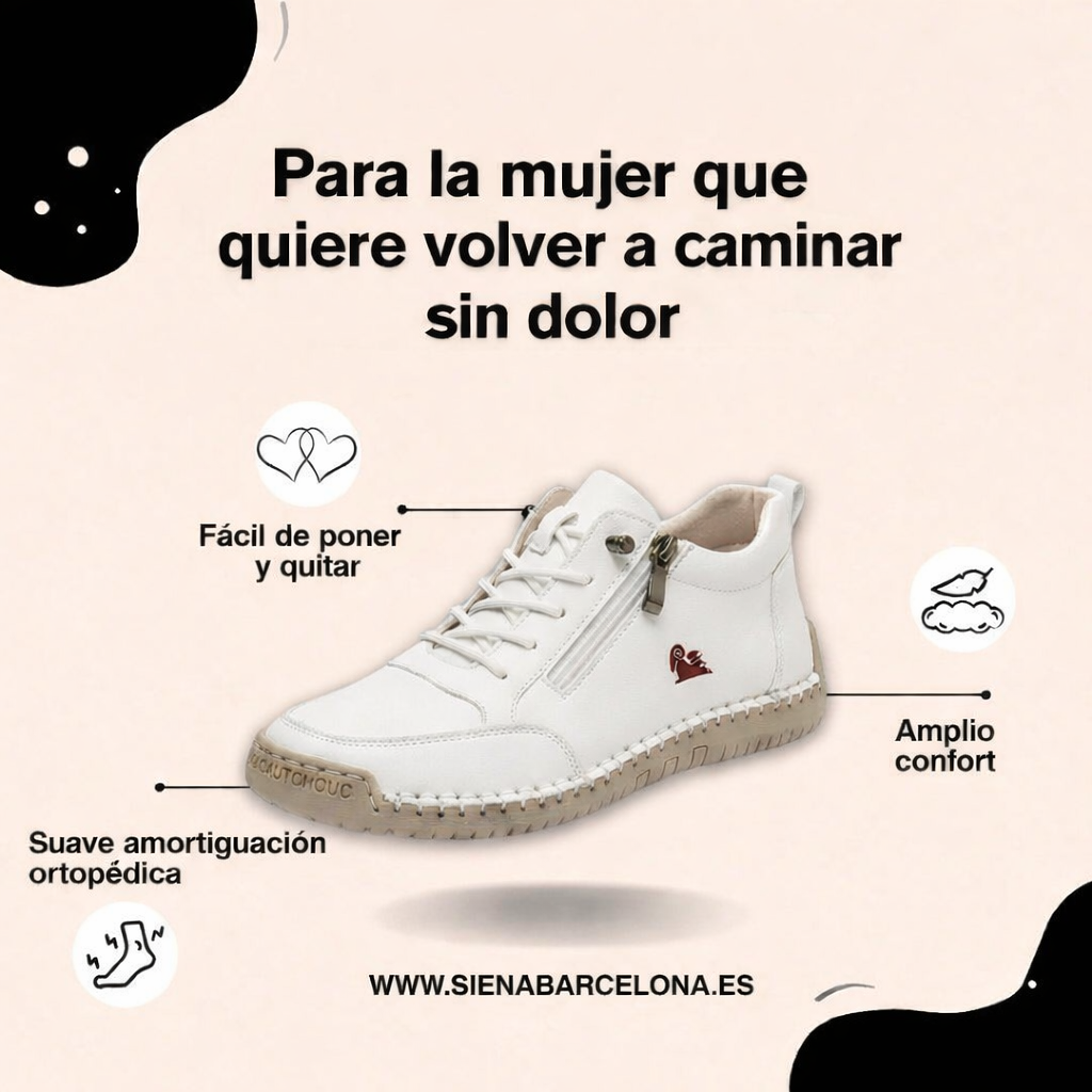 Mila™ – Zapatillas ortopédicas cómodas + Cremallera