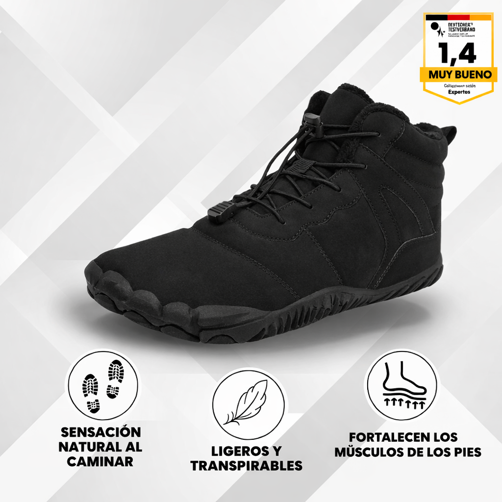 IceWalk - Zapatos de termo-barefoot impermeables y que alivian el dolor