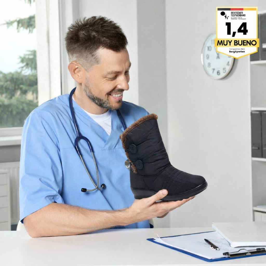 Botas ortopédicas - botas de invierno ergonómicas e impermeables para mujeres