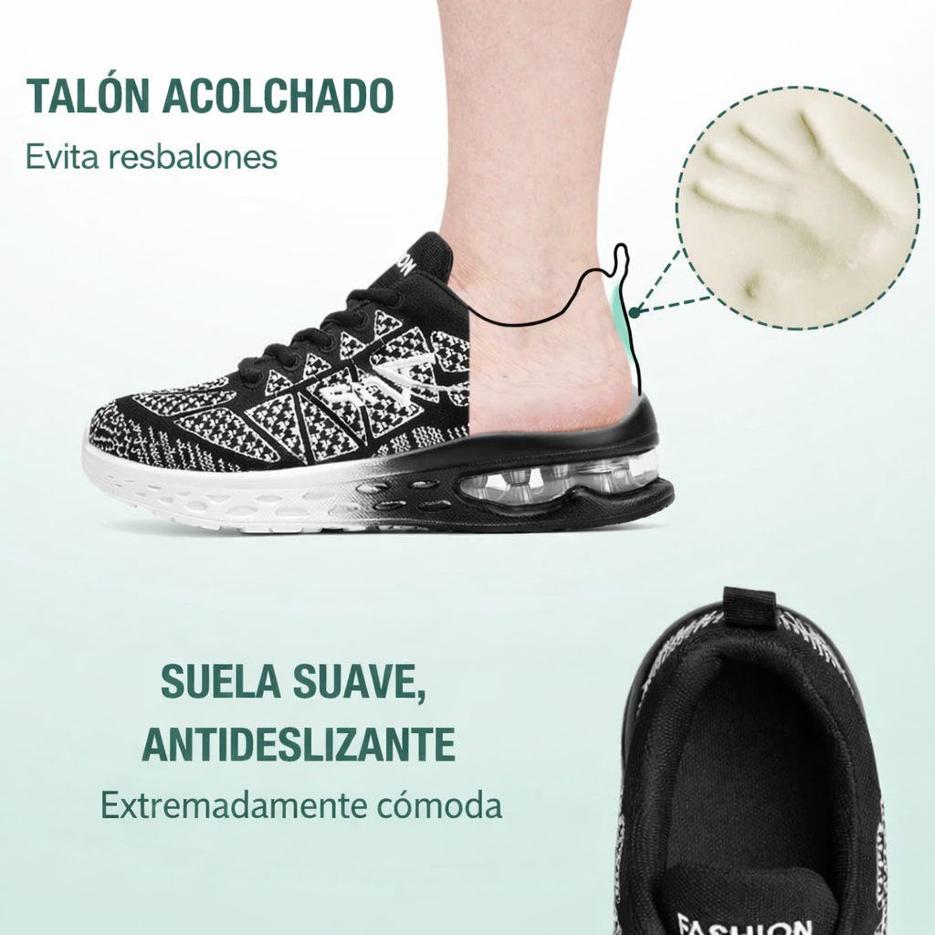 JumpSoft Zapatos Ortopédicos - Negro