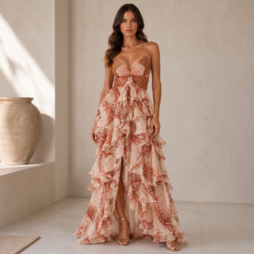 Vestido Beatriz™ | Elegancia de Alta Costura que Roba Todas las Miradas
