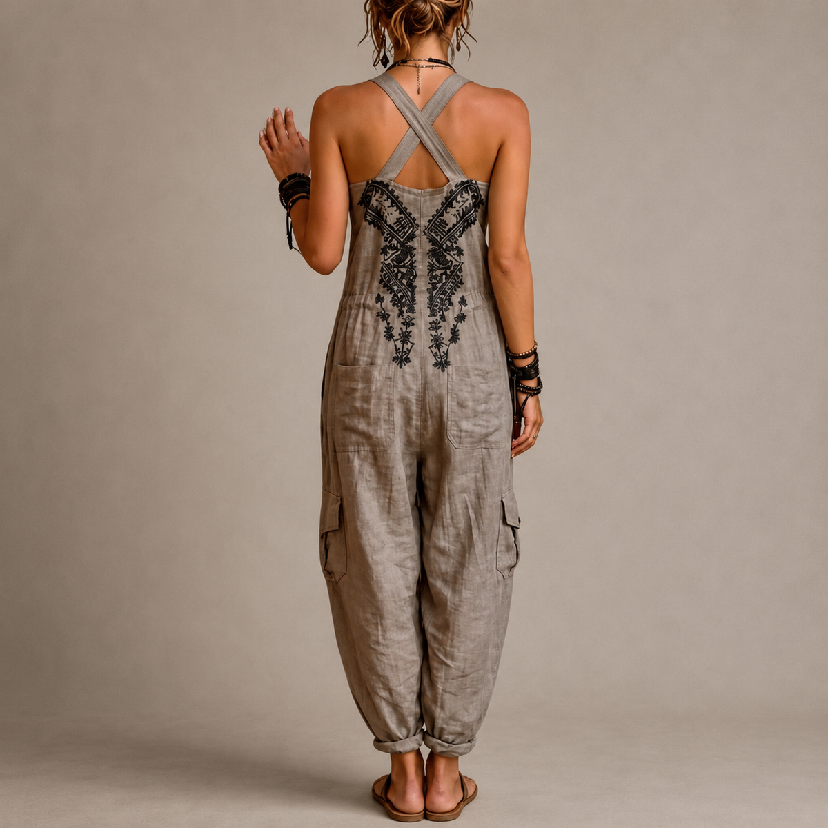 Astrid – Mono bohemio bordado para Mujer