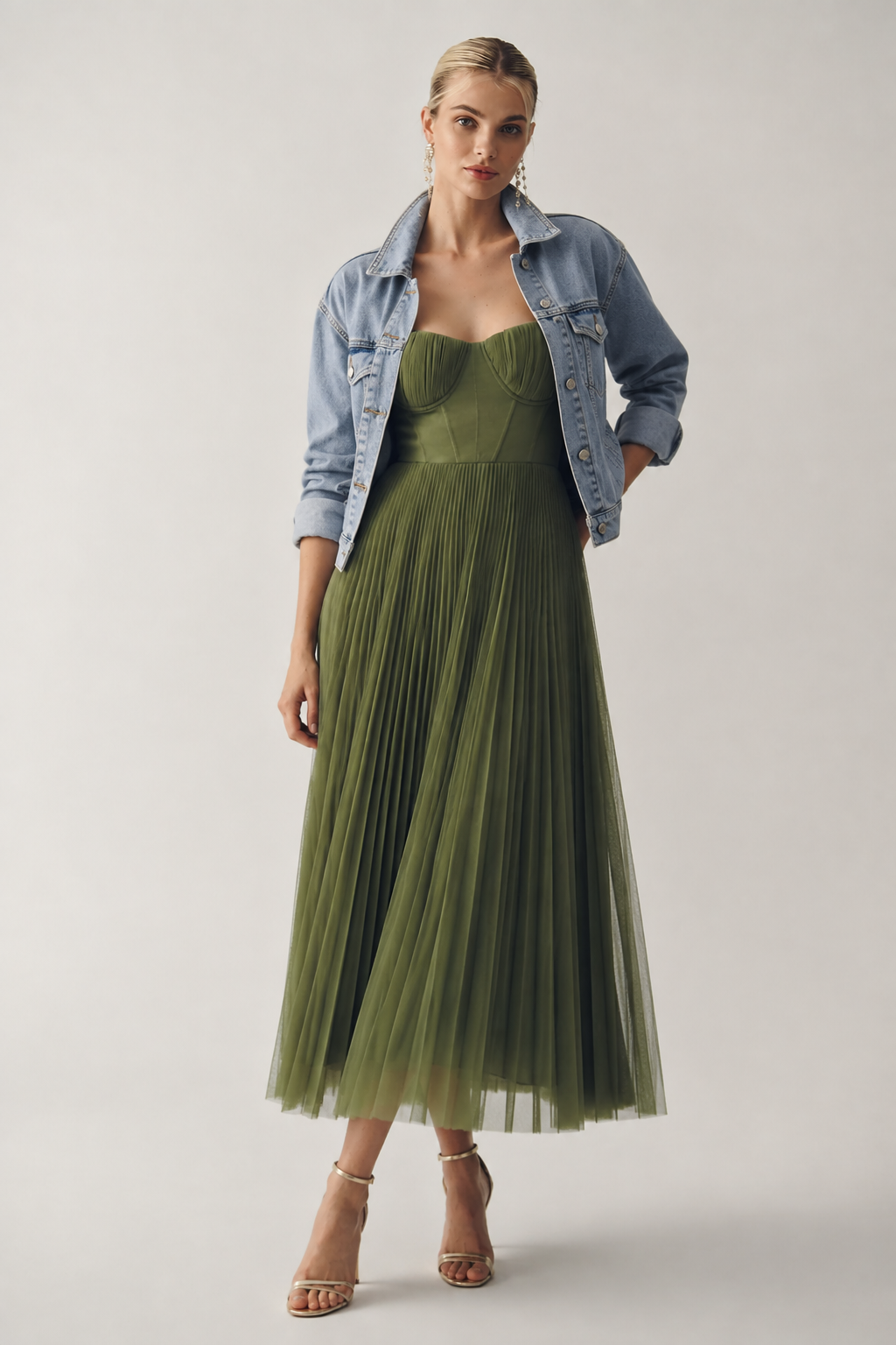 Vestido Tamara Midi con Corsé