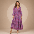 Lucía™ | Vestido Maxi Boho con Estampado Paisley