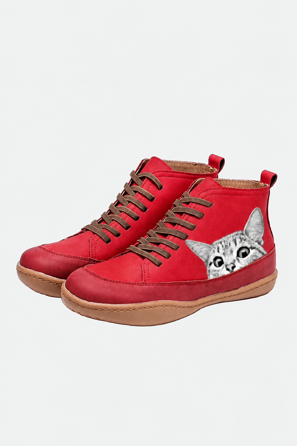 Botines Mivora de Piel para Amantes de los Gatos