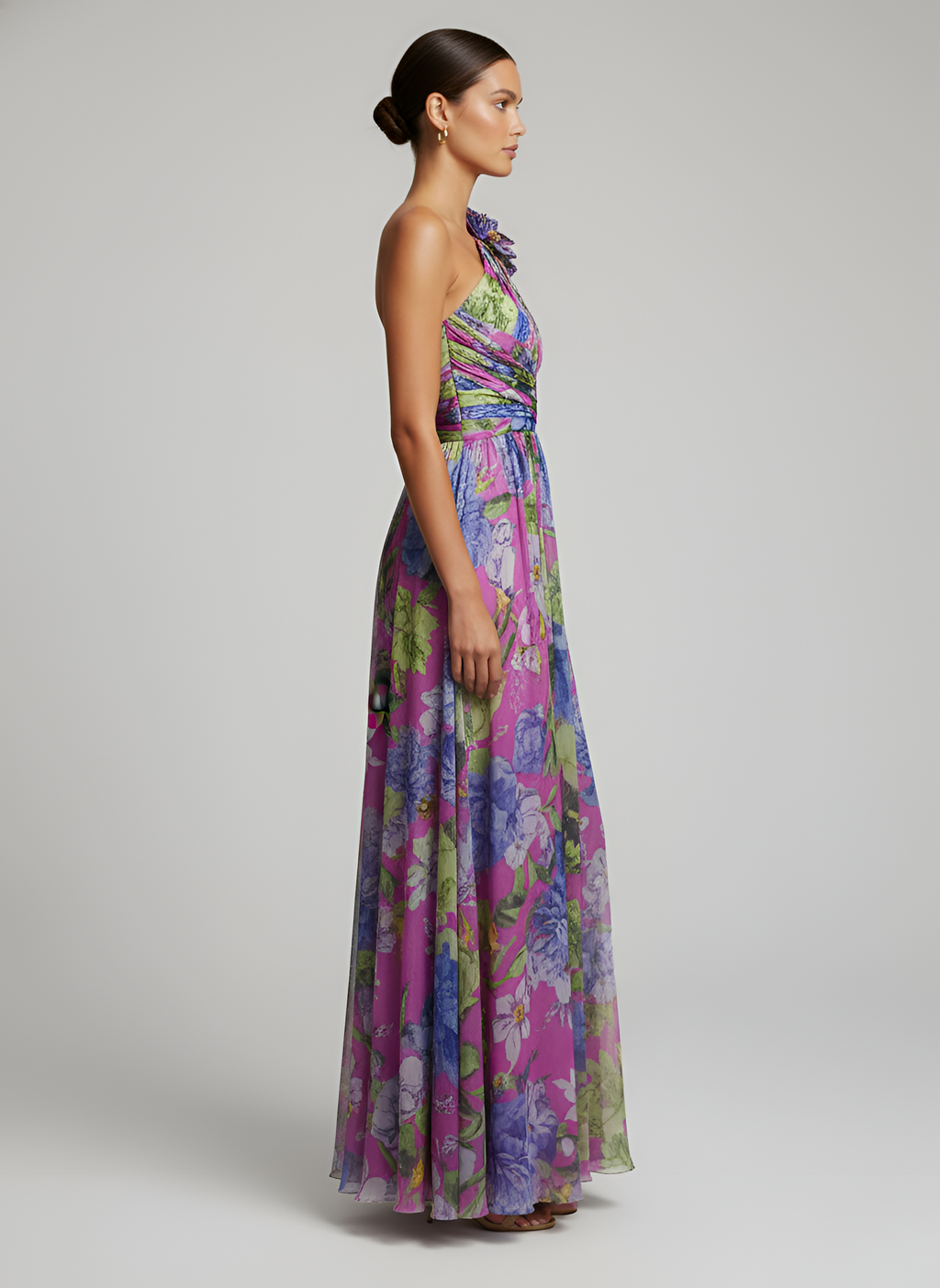 Daniela™  | Vestido Floral Asimétrico de Impacto