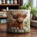 Encanto de las Highlands | Cesta de Almacenamiento Acolchada