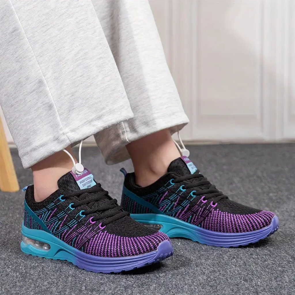 Hildaschritt Zapatos Ortopédicos - Negro Púrpura