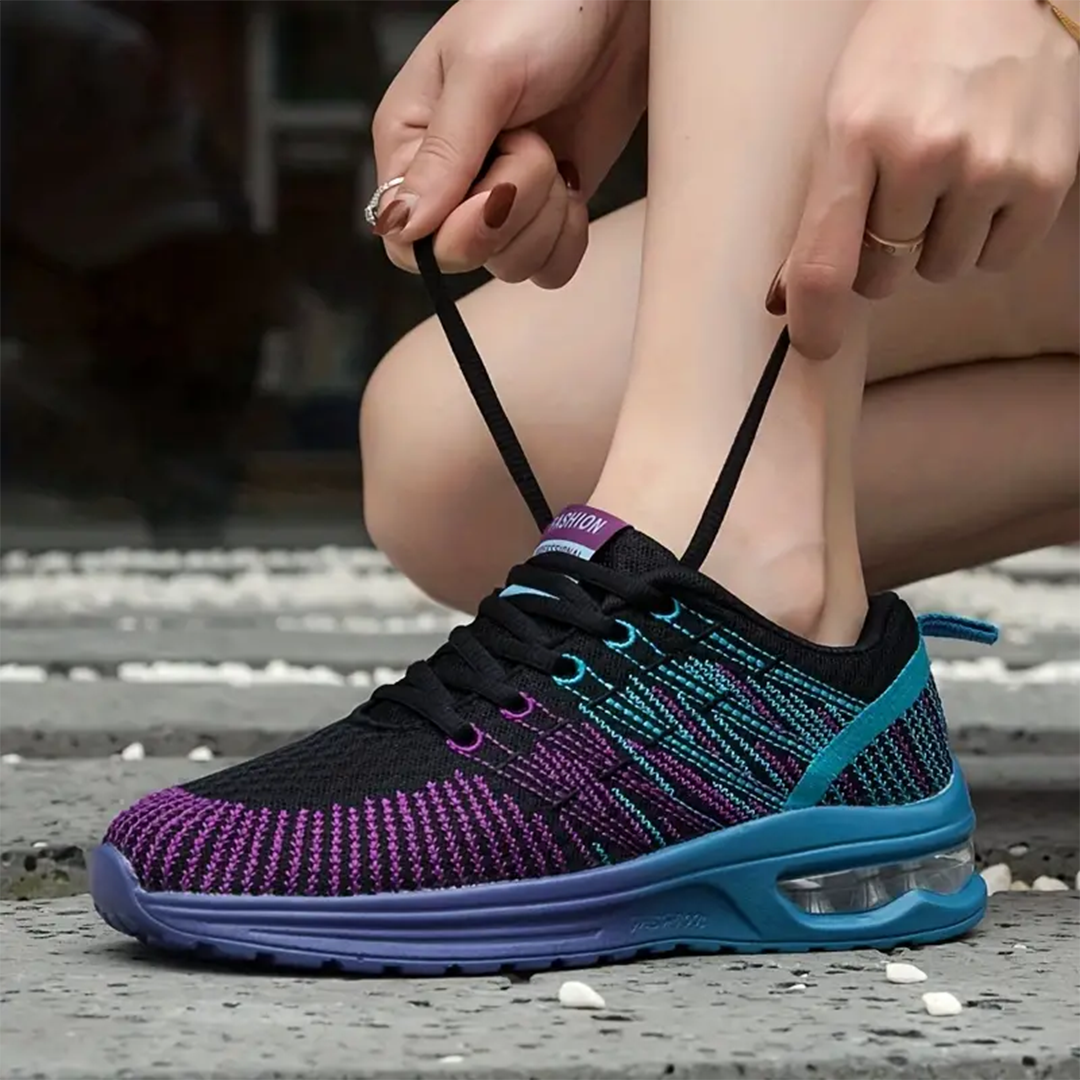 Hildaschritt Zapatos Ortopédicos - Negro Púrpura