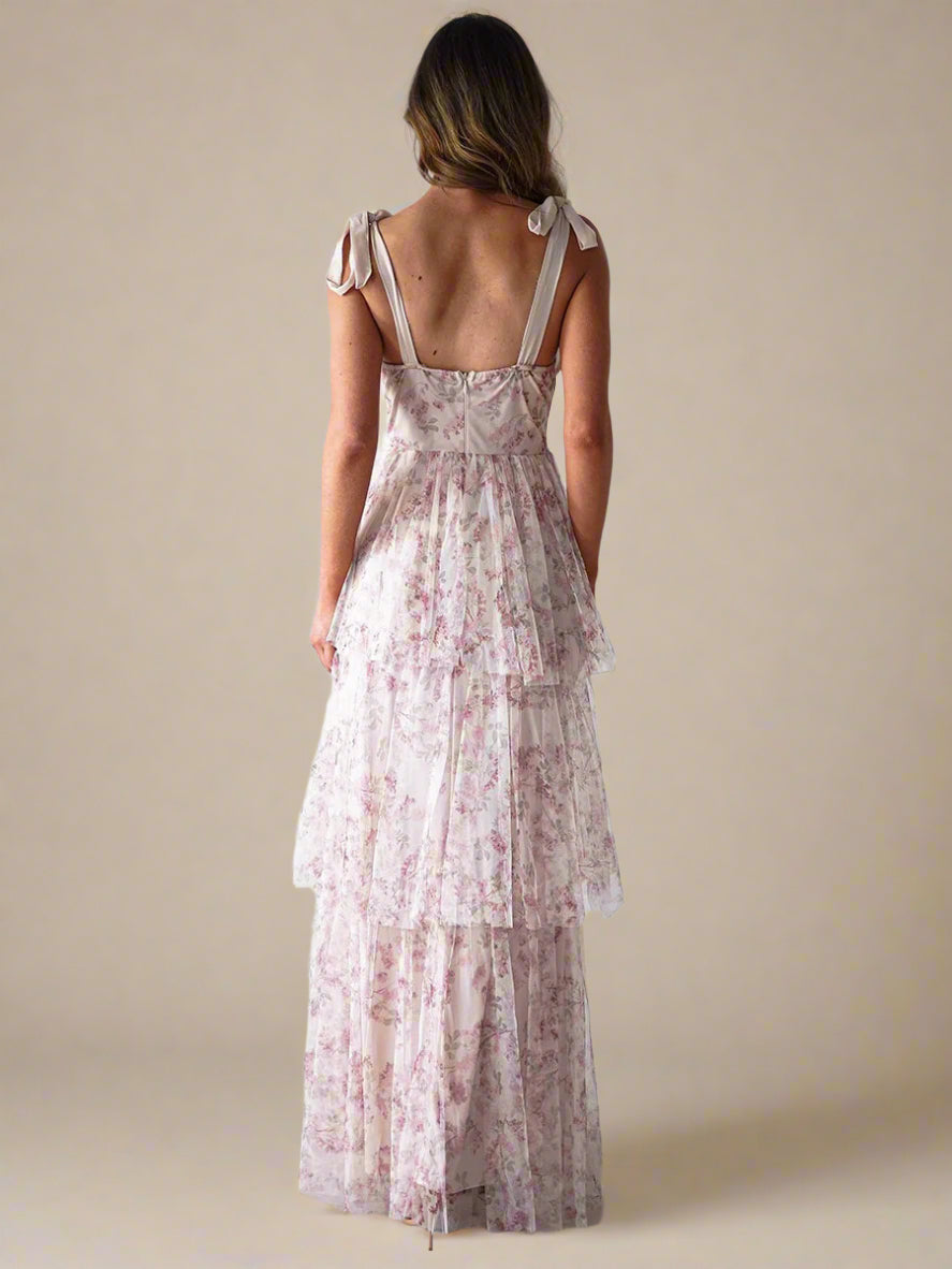 Vestido Sara™ | Romanticismo floral con un toque de ensueño