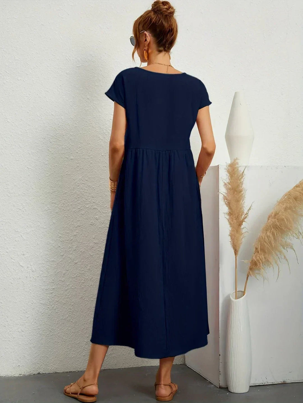 Gabriela™ — Vestido midi fluido de elegancia atemporal