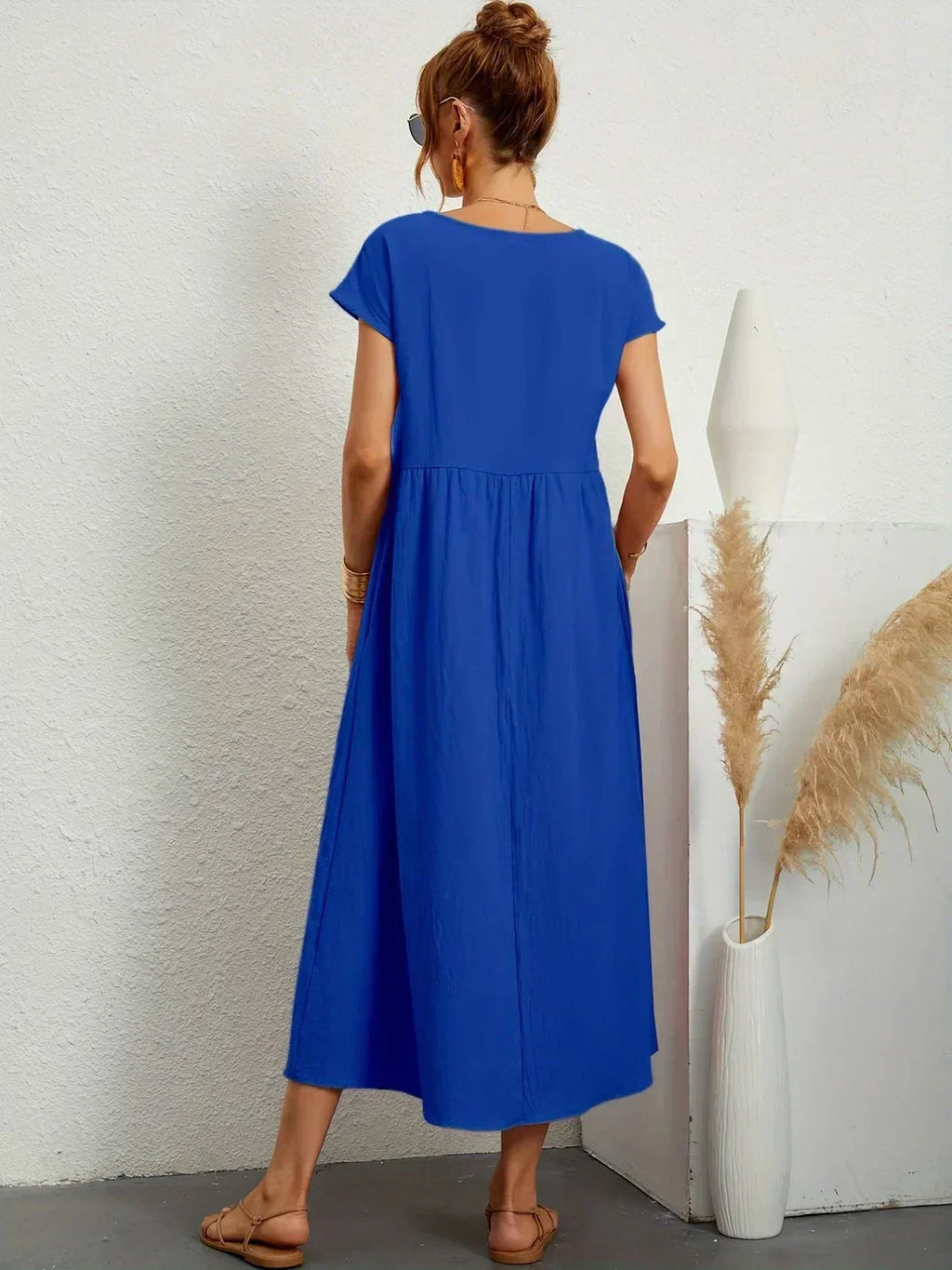 Gabriela™ — Vestido midi fluido de elegancia atemporal