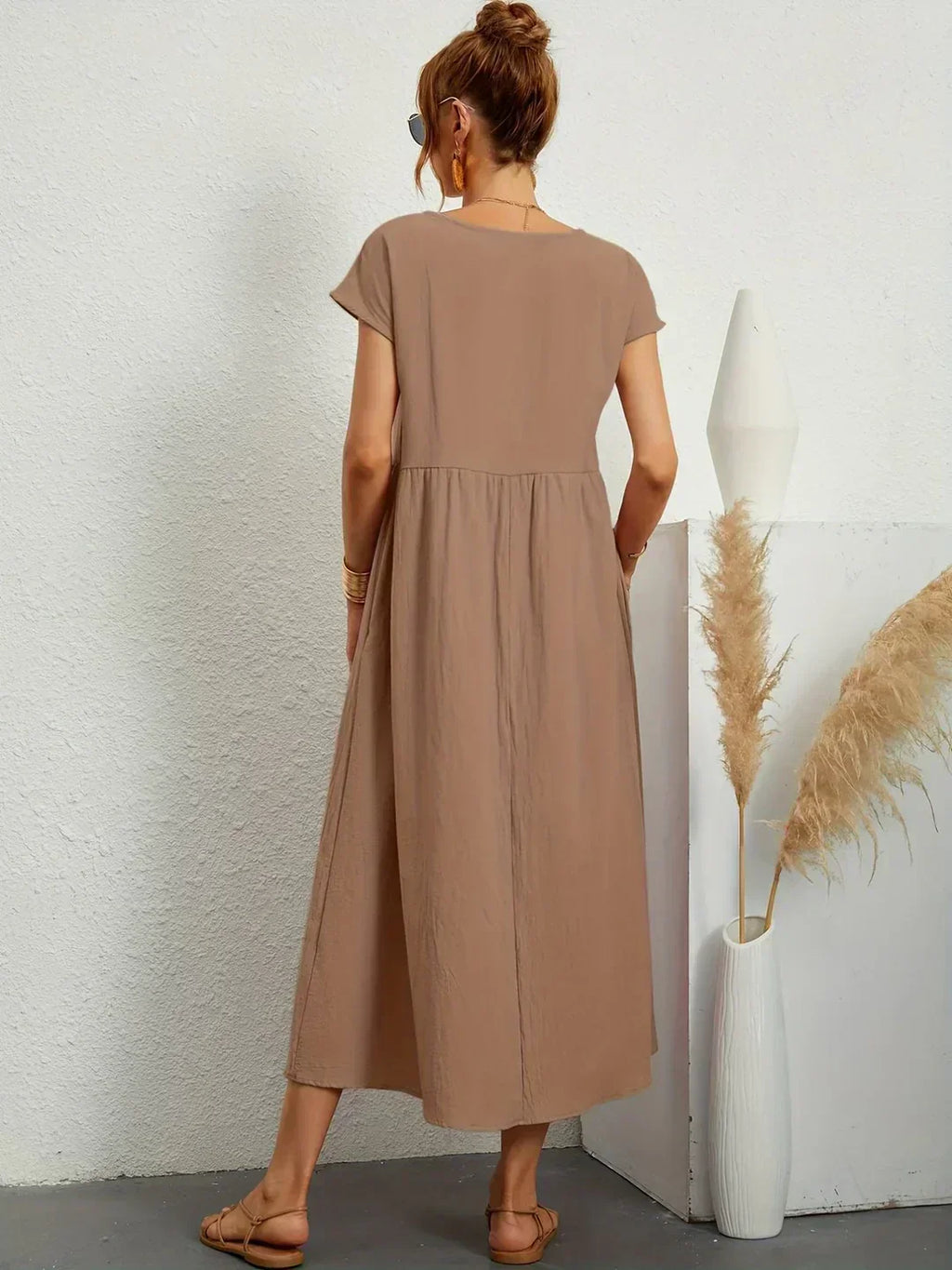 Gabriela™ — Vestido midi fluido de elegancia atemporal