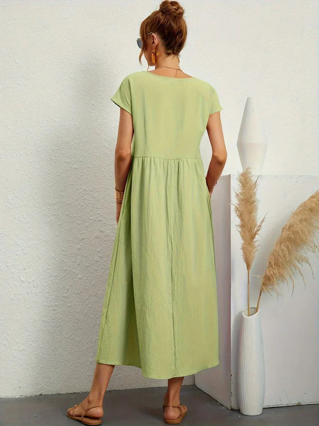 Gabriela™ — Vestido midi fluido de elegancia atemporal