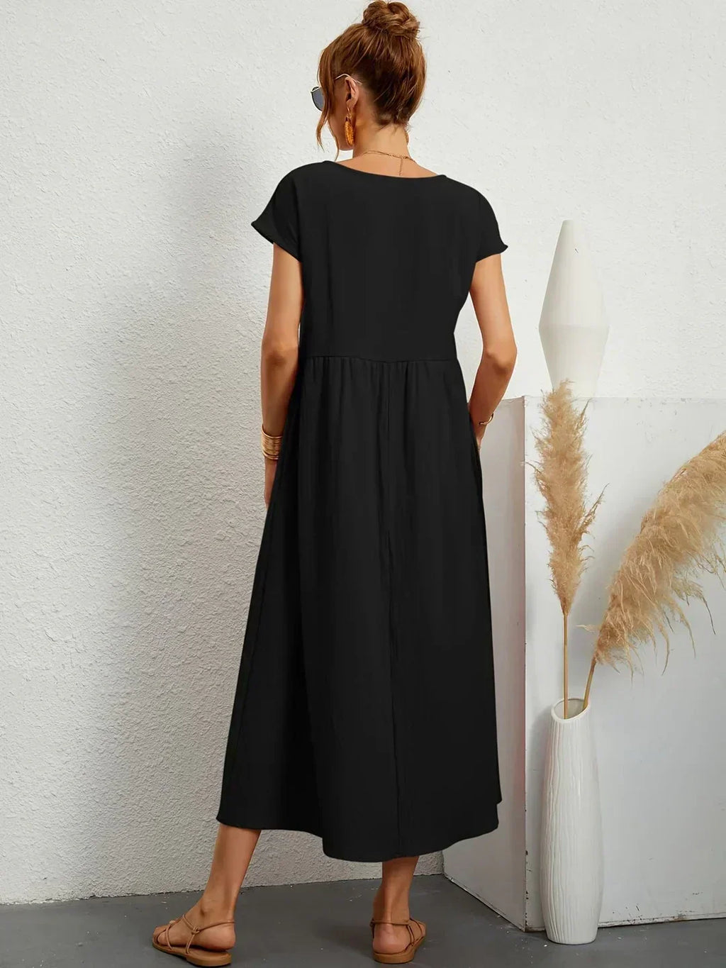 Gabriela™ — Vestido midi fluido de elegancia atemporal