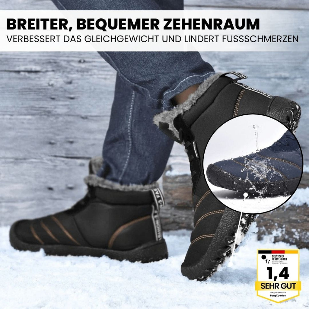 OrthoWarm - zapatos barefoot acolchados, repelentes al agua y que alivian el dolor