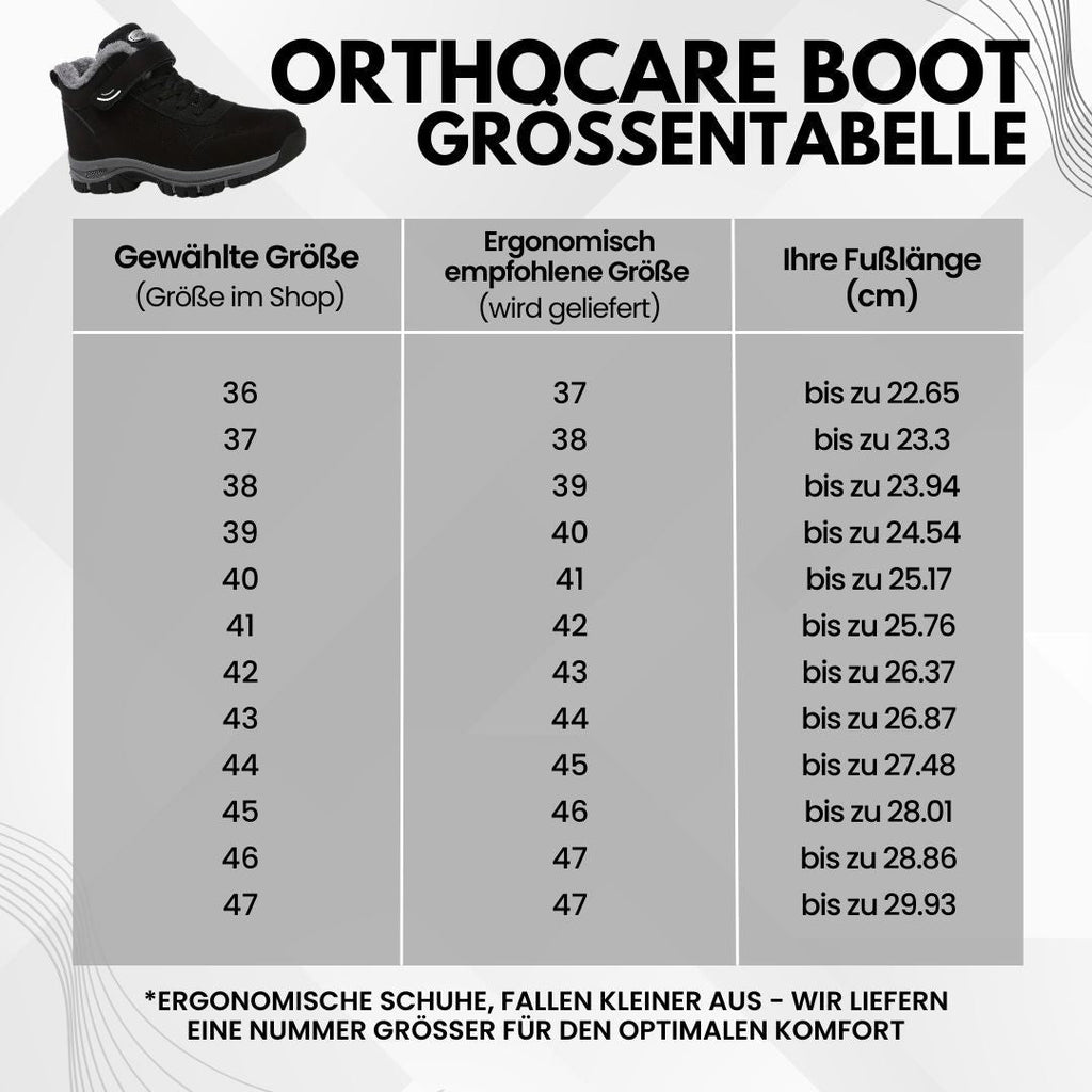 OrthoCare Boot - zapato cómodo y ergonómico para aliviar el dolor