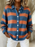Livia | Cardigan a Righe in Maglia