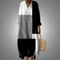 Vestido Estampado Geométrico Elegante