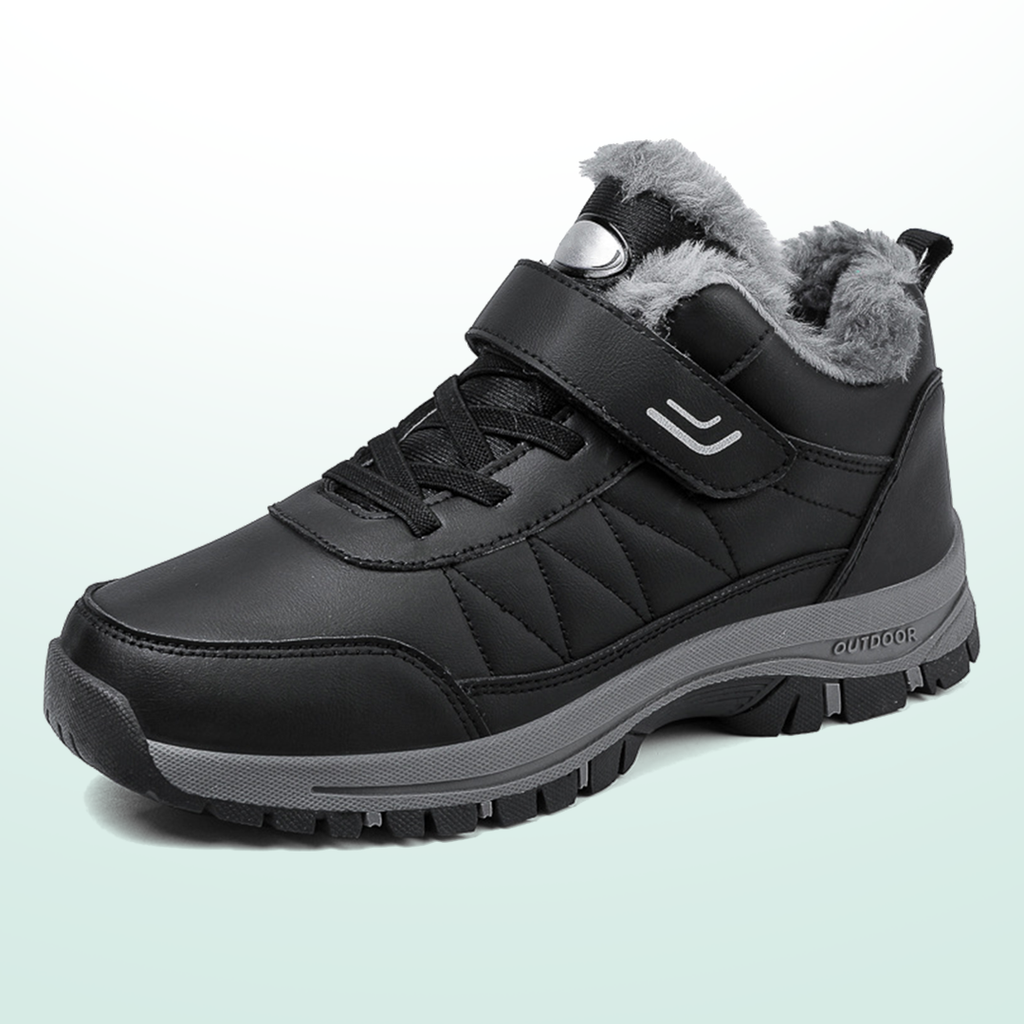 Zapatos de invierno ortopédicos de cuero