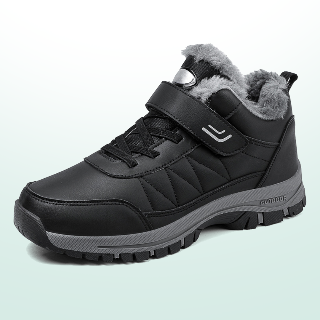 Zapatos de invierno ortopédicos de cuero