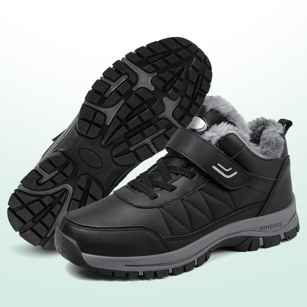Zapatos de invierno ortopédicos de cuero