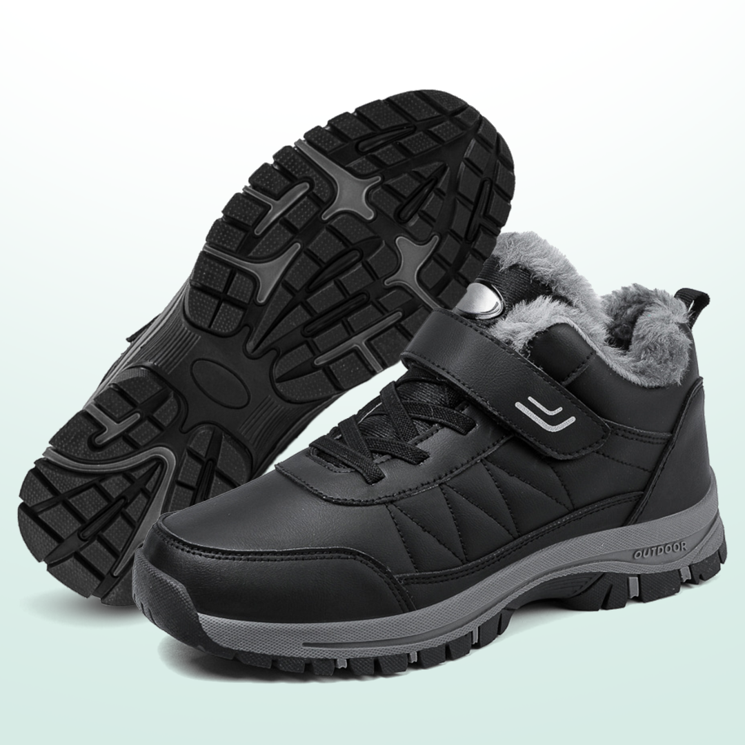 Zapatos de invierno ortopédicos de cuero