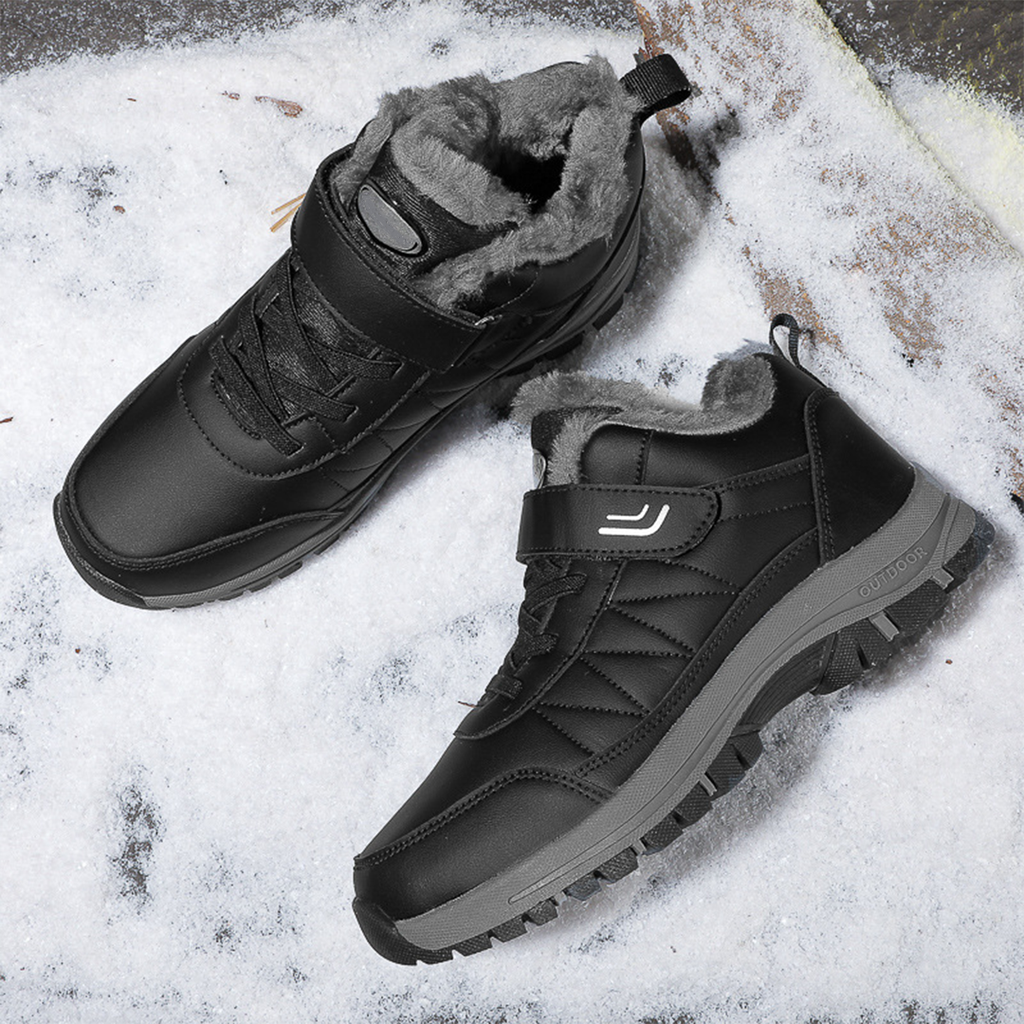 Zapatos de invierno ortopédicos de cuero