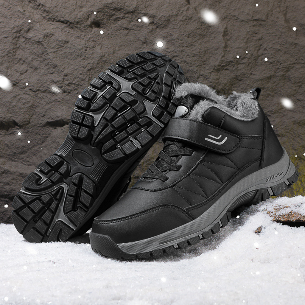 Zapatos de invierno ortopédicos de cuero