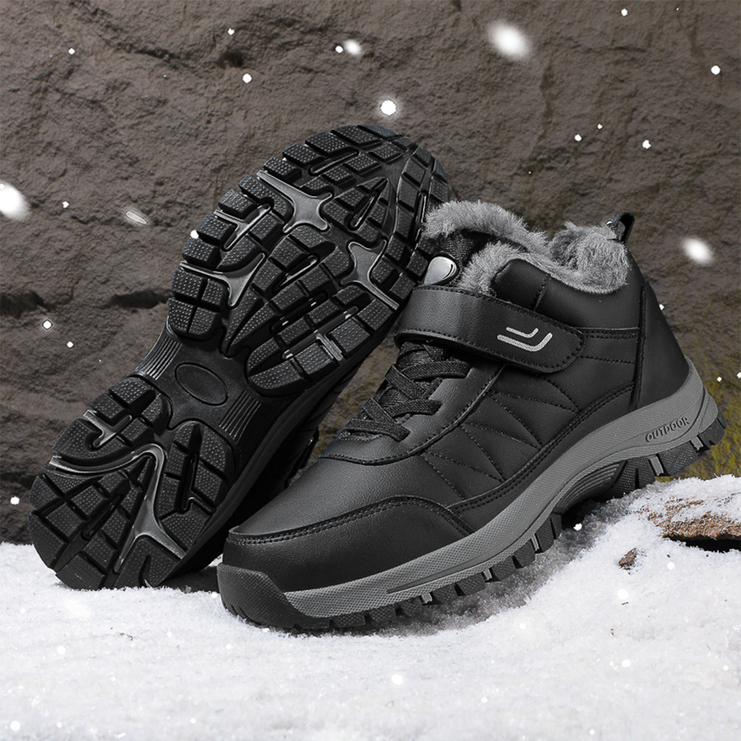 Zapatos de invierno ortopédicos de cuero