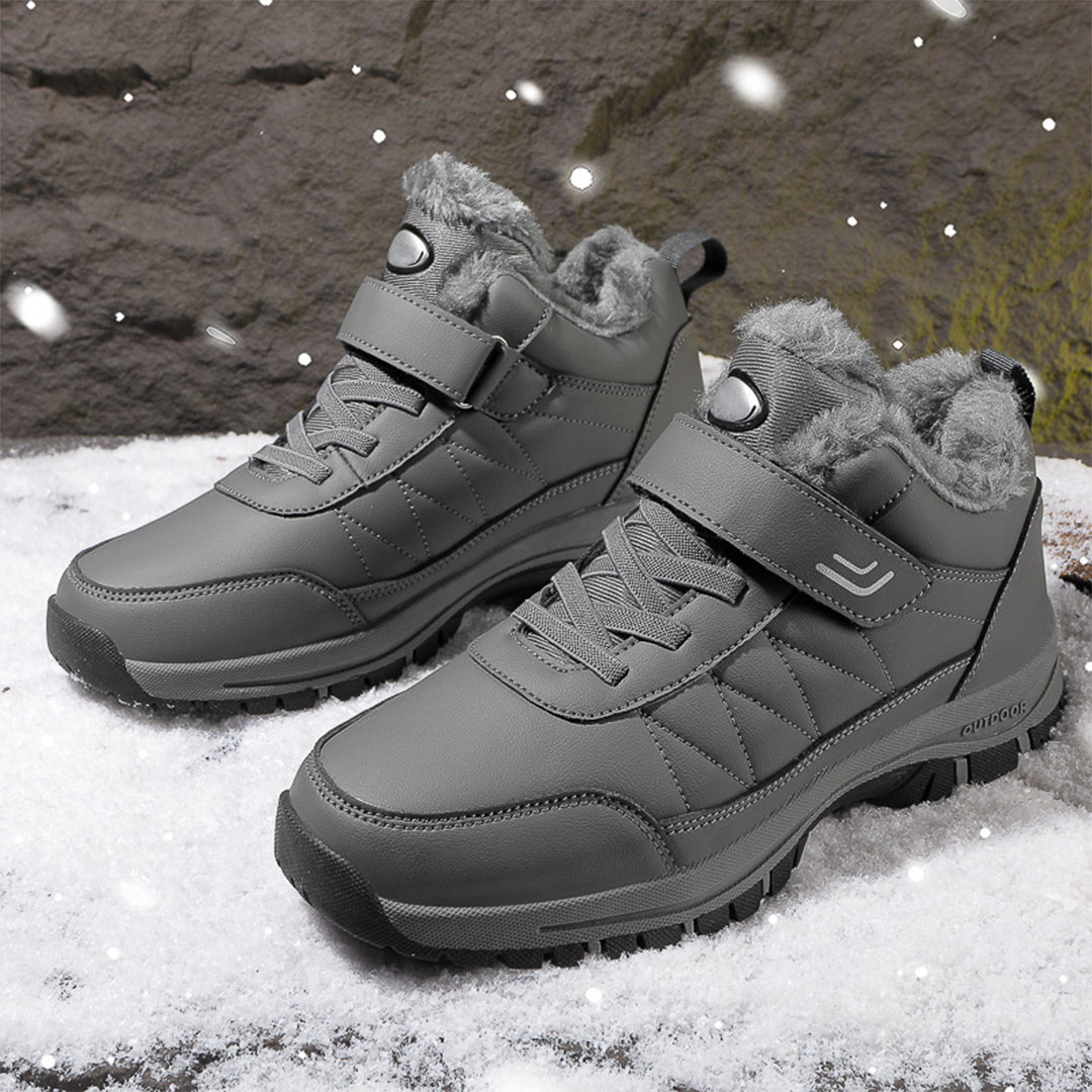 Zapatos de invierno ortopédicos de cuero