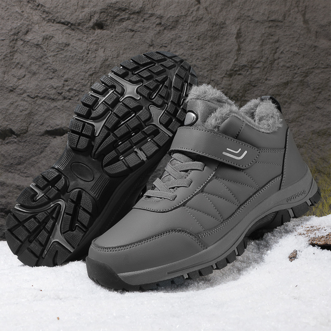 Zapatos de invierno ortopédicos de cuero