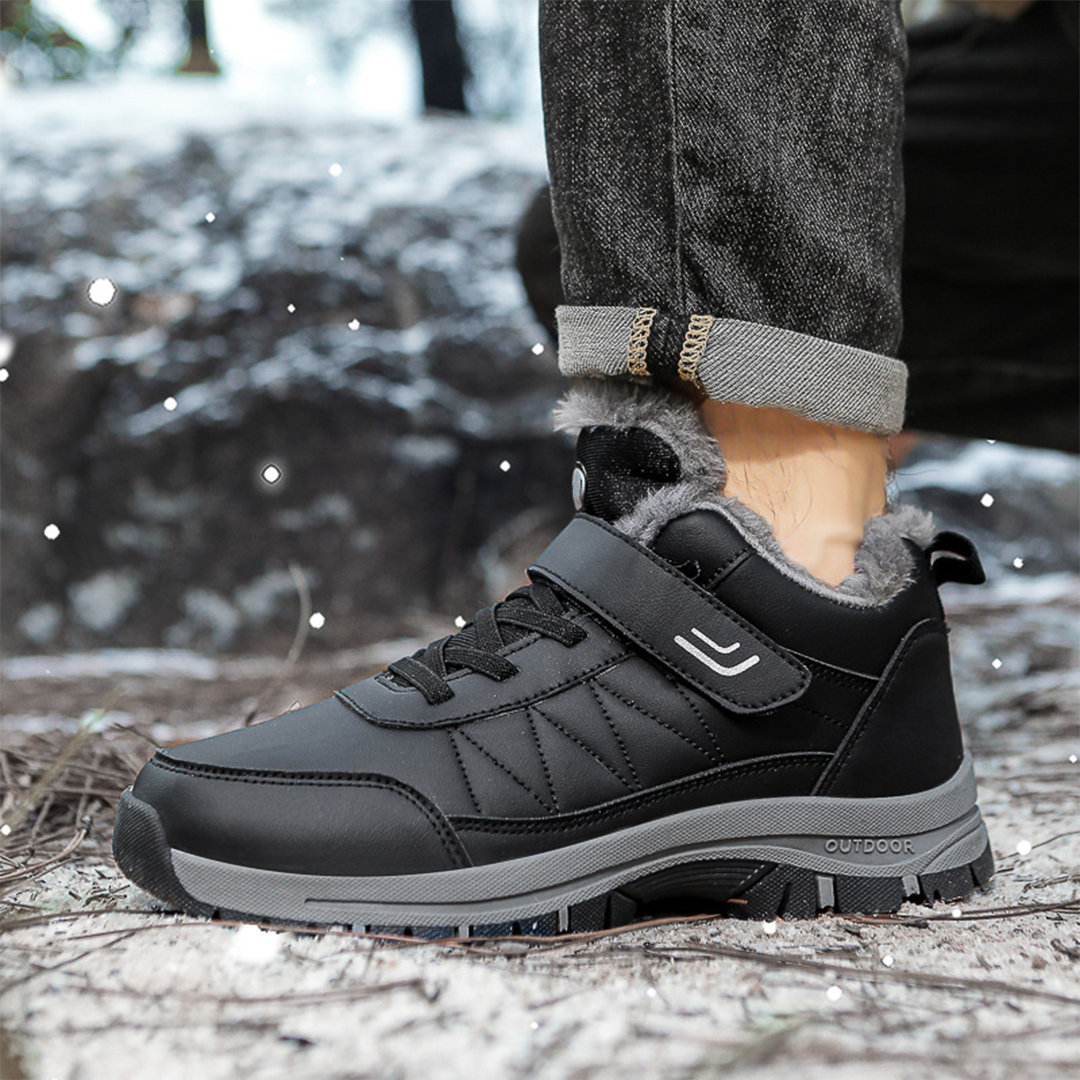 Zapatos de invierno ortopédicos de cuero