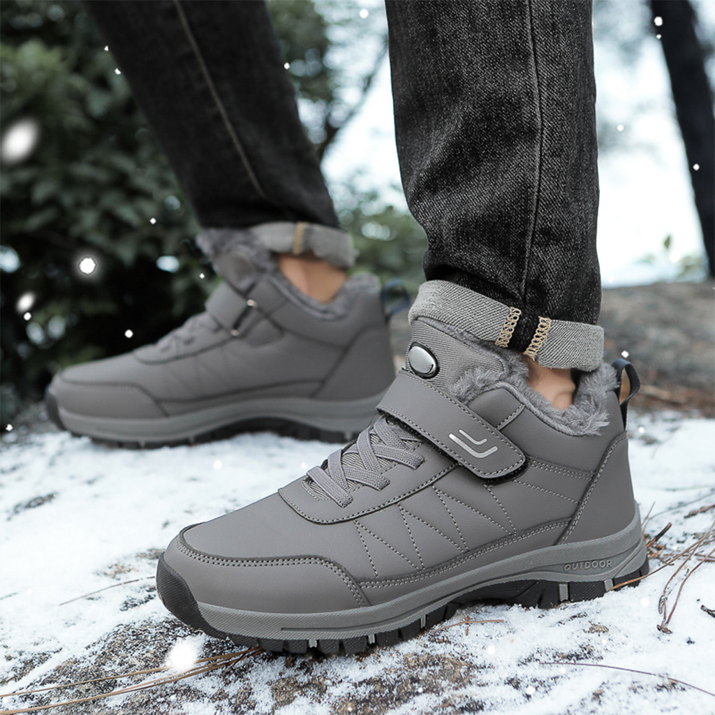 Zapatos de invierno ortopédicos de cuero