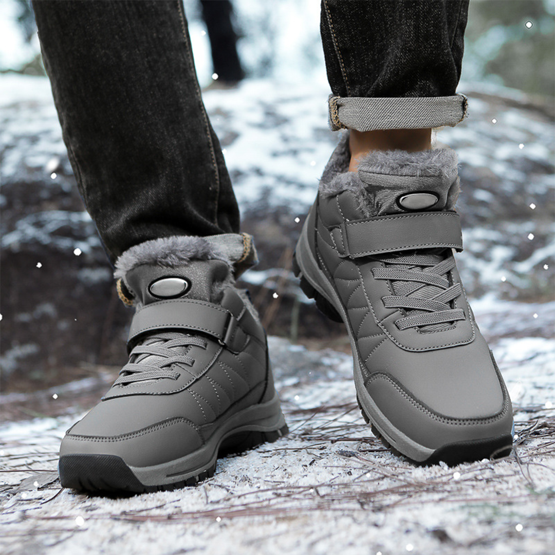 Zapatos de invierno ortopédicos de cuero