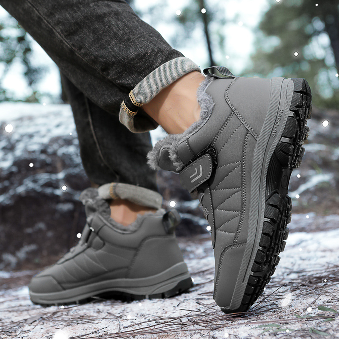 Zapatos de invierno ortopédicos de cuero