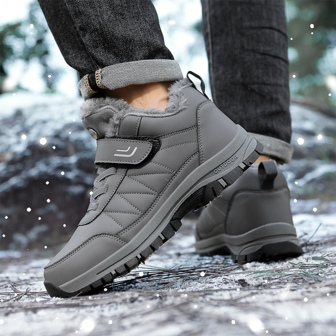 Zapatos de invierno ortopédicos de cuero