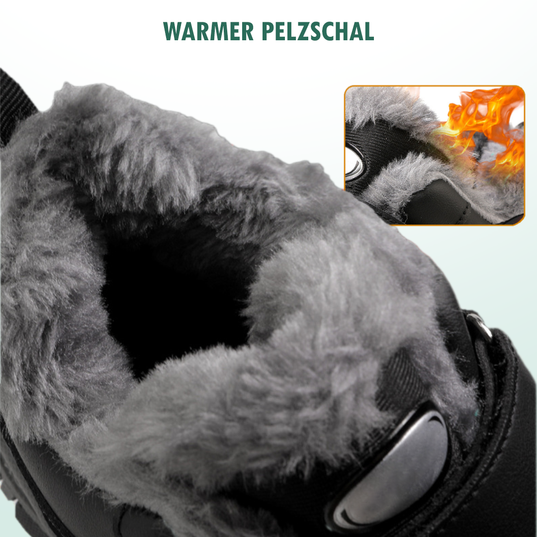 Zapatos de invierno ortopédicos de cuero