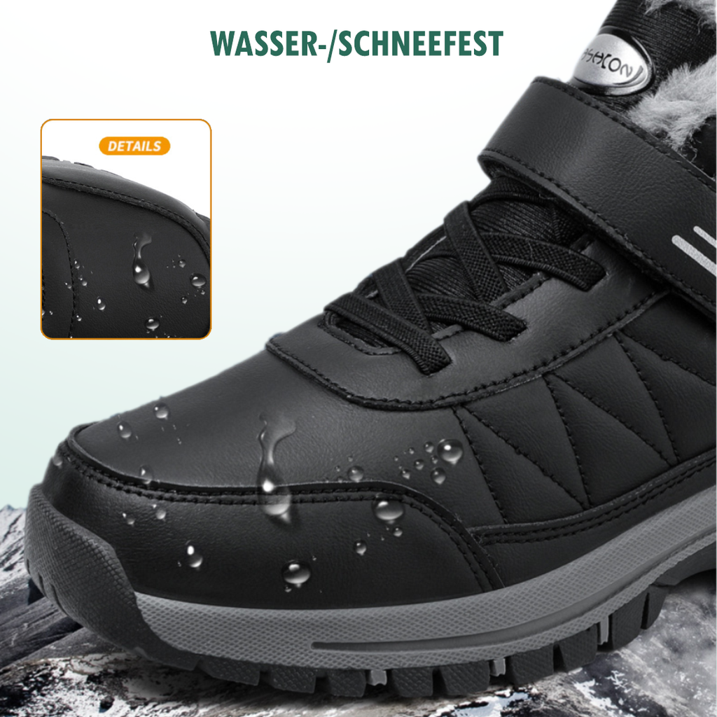 Zapatos de invierno ortopédicos de cuero