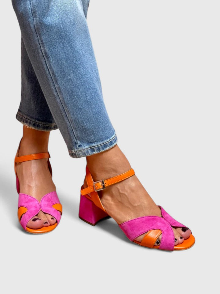Lunaria™ | Sandalias Bicolor con Estilo Vibrante