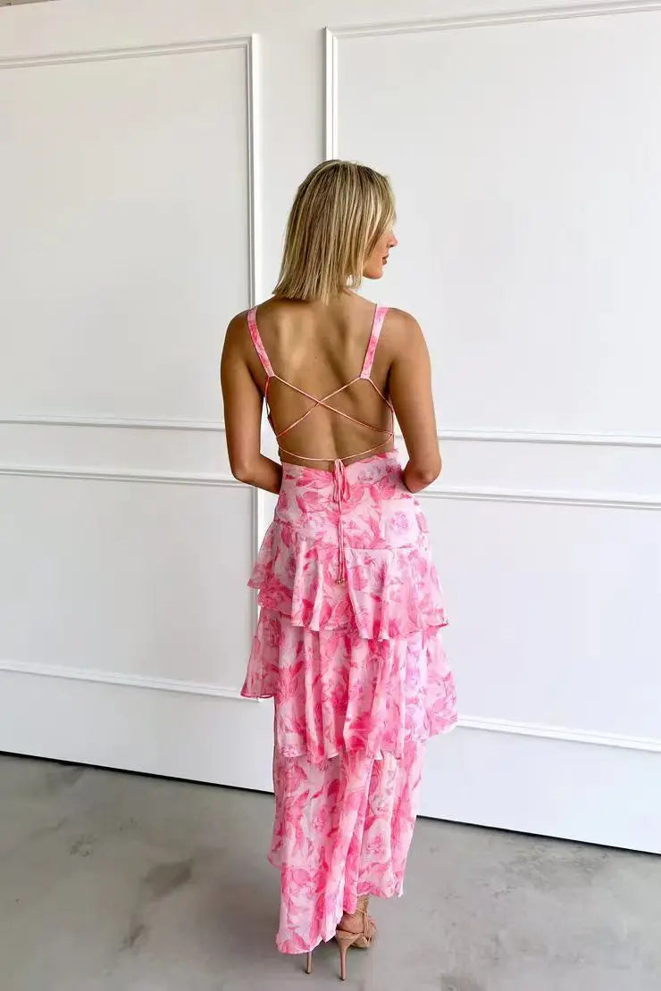 Vestido Lia™ | Vestido midi floral elegante