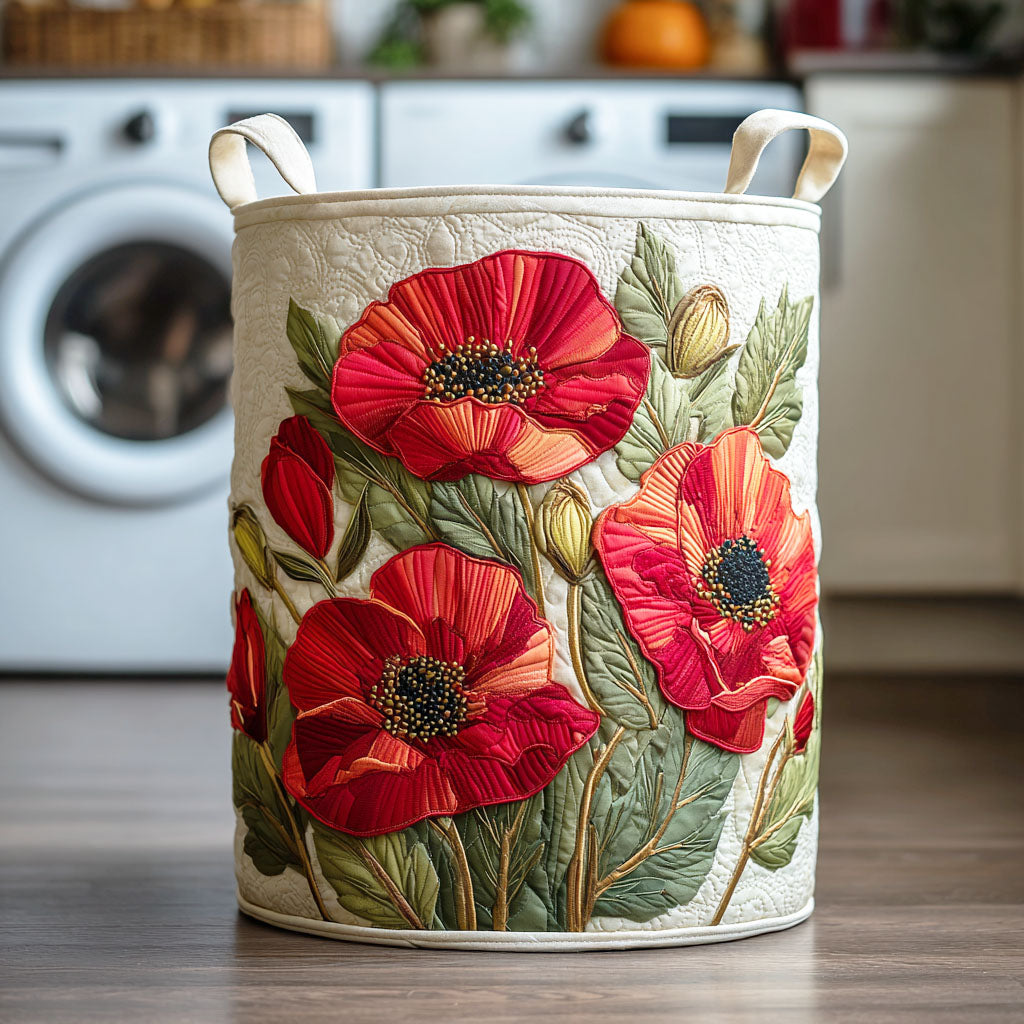Amapola | Cesta de Almacenamiento Acolchada