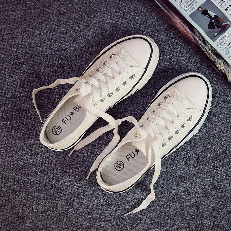 Imogen Zapatos De Lona Clásicos Confort Vintage Moderno